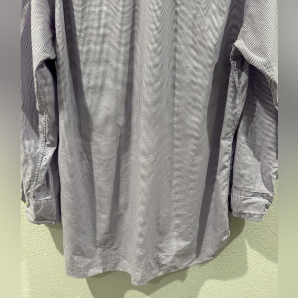 Polo Ralph Lauren Purple White Plaid Button Down Collared Shirt Size 16.5 32-33 - Picture 15 of 16